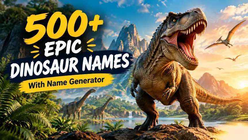 Dinosaur Names With Name Generator