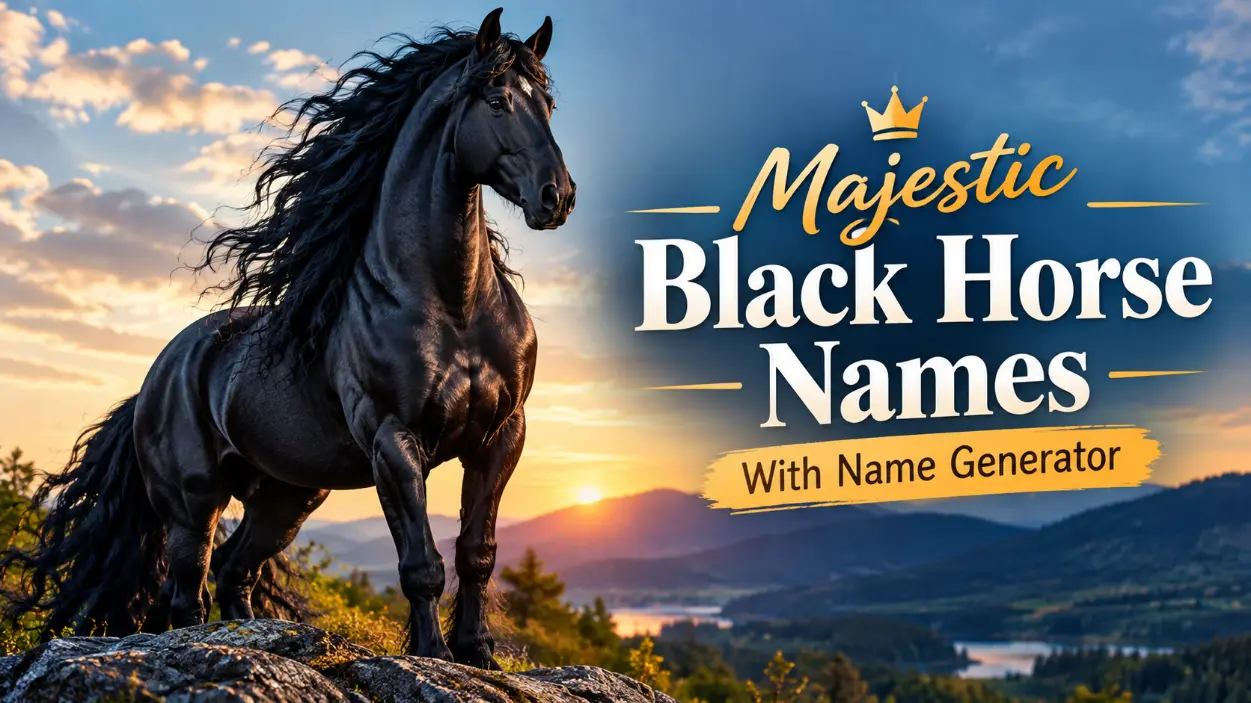 Black Horse Names With Name Generator