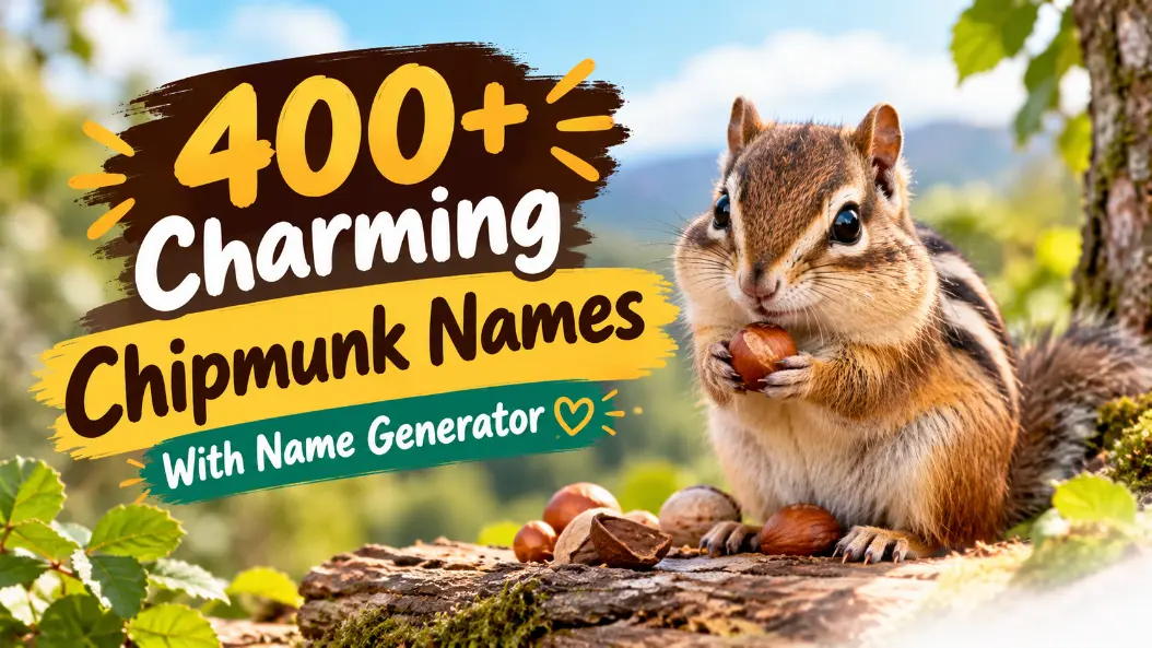 Chipmunk Names Name Generator