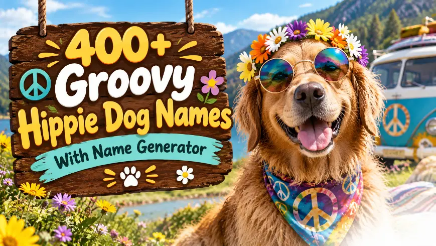 Hippie Dog Names with Name Generator
