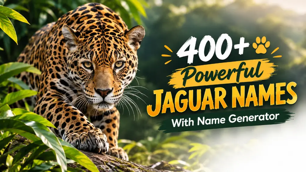 Jaguar Names With Name Generator