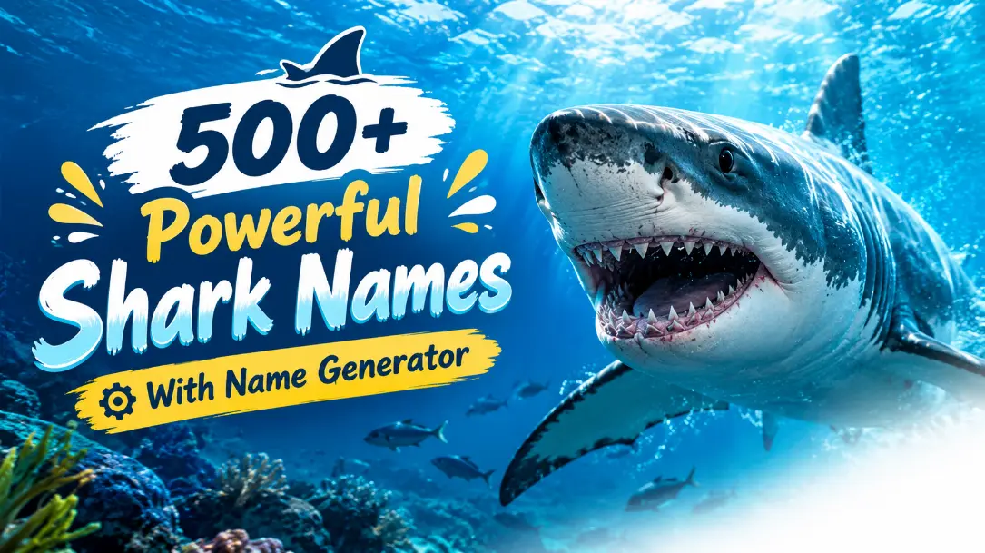 Shark names and name generator